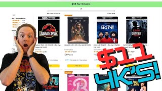 HUGE AMAZON 4K SALE! $11 4K Blu-Rays! Buy Before They Sell Out!