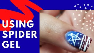 Spider Gel Design w/ Dip Powder | How To Use Spider Gel