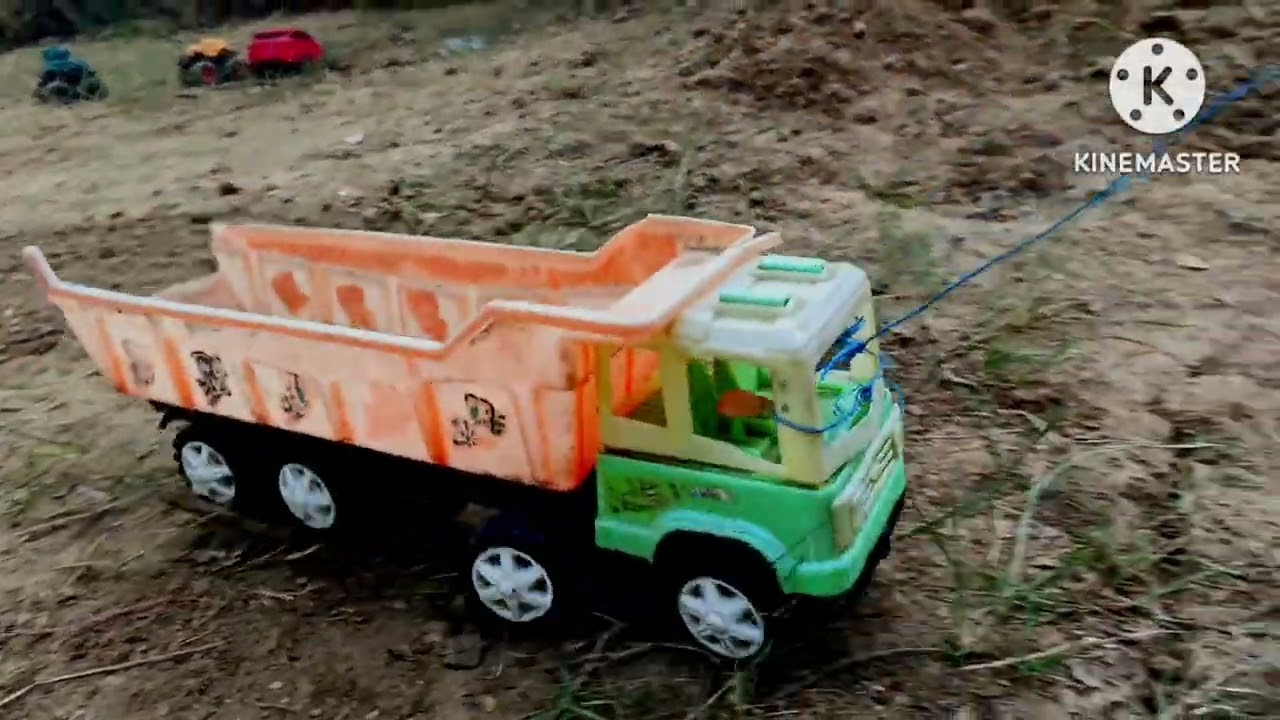 Made field,biring and pull from diy toys