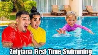 Zelyiana Trench’s First Time Swimming! 🏊‍♀️💦 THE TRENCH FAMILY 