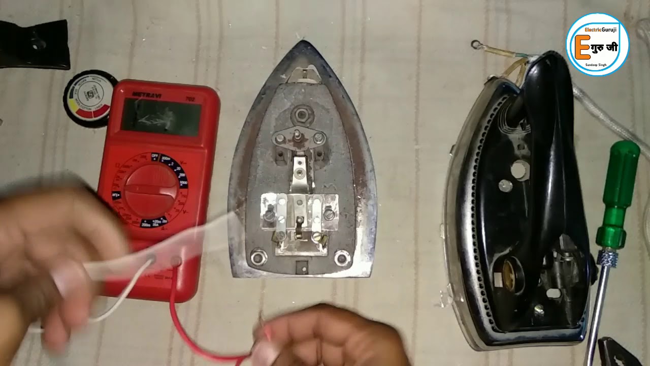 how to repair electric iron electric iron thermostat repair in Hindi
