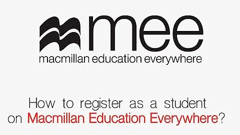 How to register as a student on Macmillan Education Everywhere