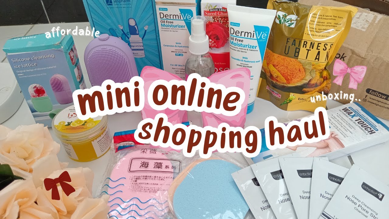 Mini Online Shopping Haul 🛍️ | Affordable Beauty Products + Unboxing!