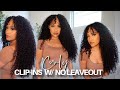 NEW No Leave Out W/ Clip-Ins Crochet Method Ft. Curls Queen