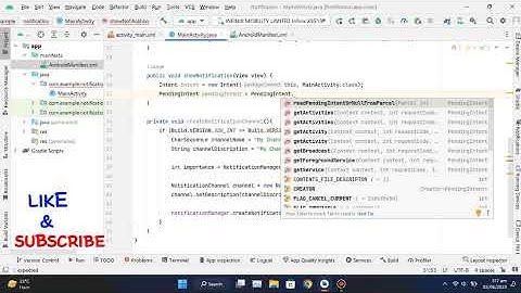 How to Create Notifications in Android Studio | Java | Mobile App Development