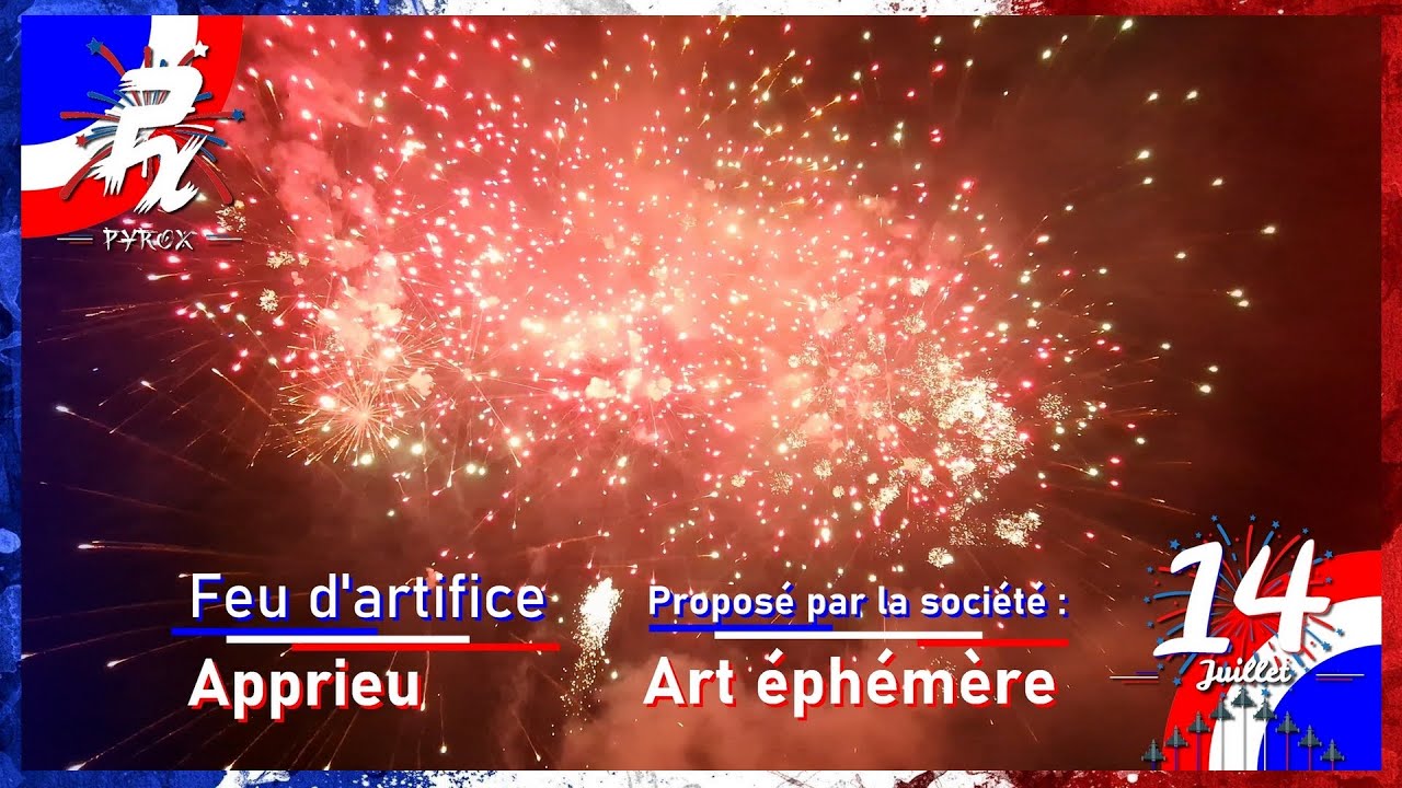 🎇 FEU D'ARTIFICE APPRIEU 🎇