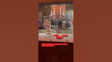 Robot Coffee Barista @ Better Than Yours. Robot coffee makers dancing to some beats