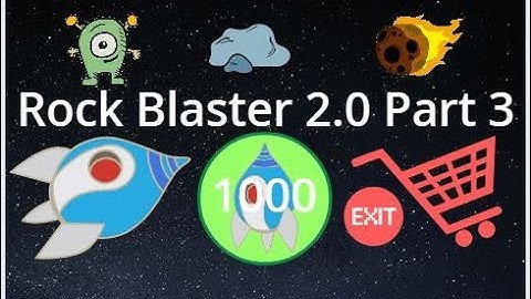 Scratch Tutorial | Rock Blaster 2.0 | Part 3 | scratch how to make a space shooting game with shop