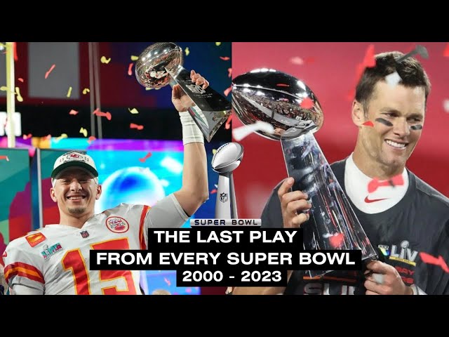 Last Play of EVERY Super Bowl (2000–2023) 