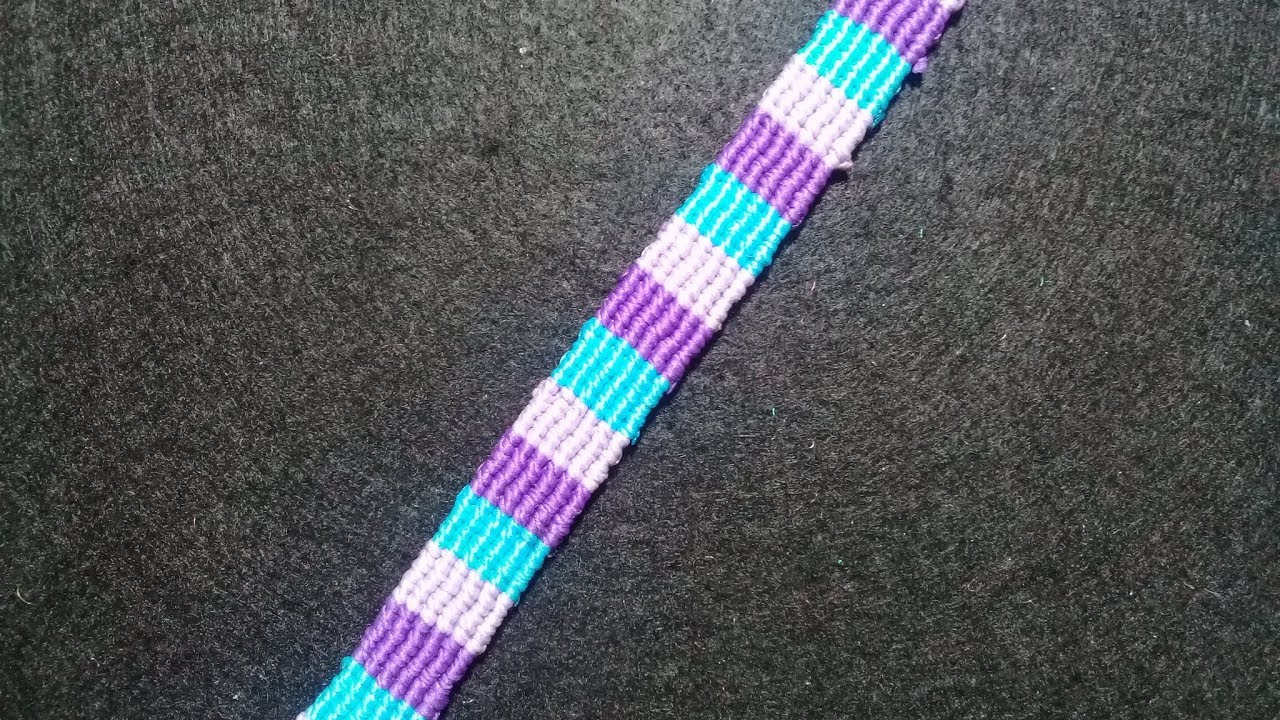 Cara Membuat Gelang Motif Lapis Dari Benang // Macrame Cara Membuat Gelang Motif Lapis Dari Benang // Macrame