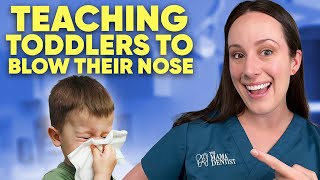 Teach A Toddler How To Blow Their Nose