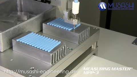 Musashi 2 Component volumetric plunger pump dispenser