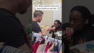 This is why we’ll never lose weight 😭#couplecomedy #relatable #skit#couple #funny