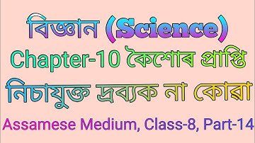 বিজ্ঞান অধ্যায় ১০ কৈশোৰ প্ৰাপ্তি অষ্টম শ্ৰেণী|নিচাযুক্ত দ্ৰব্যক না কোৱা|Class 8 Science Chapter 10|