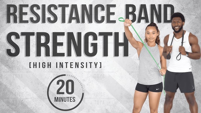 20 Minute FULL BODY Resistance Band Workout [Strength Training] 
