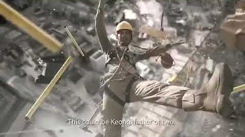 Falling hazards floor opening, inadequate hard barricade,  safety