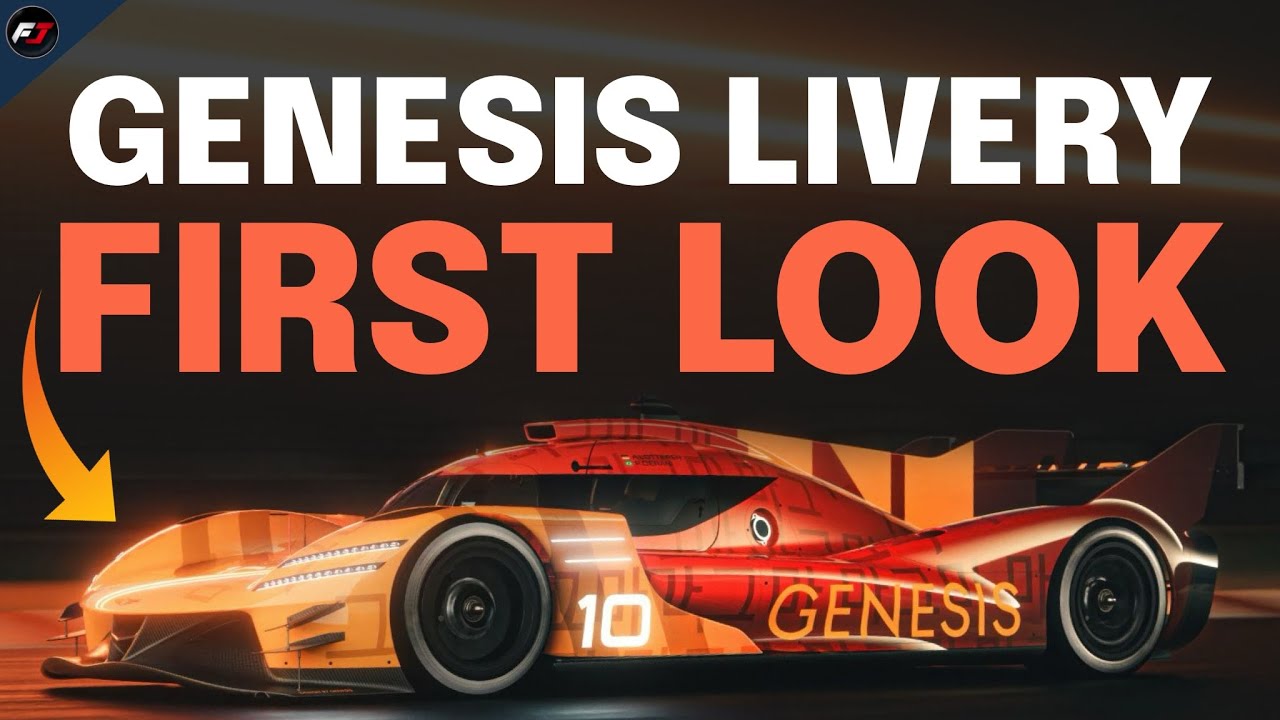 First Look at Genesis GMR-001 Livery for 2026!
