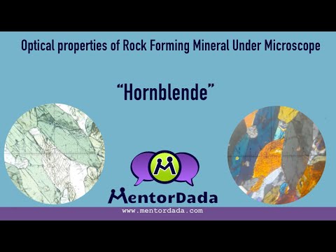 Optical Properties of Rock forming Minerals under Microscope | Thin Section | Hornblende |
