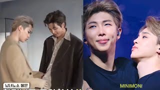 MONMIN MINJOON — MINIMONI lover moment and caring for each other