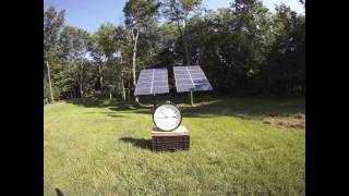 Solar Panel Morning Shadows Study