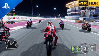 MotoGP 24 120% EXTREME Difficulty | Qatar GP MotoGP Race | Ultra High Realistic Graphics (4K/60FPS)