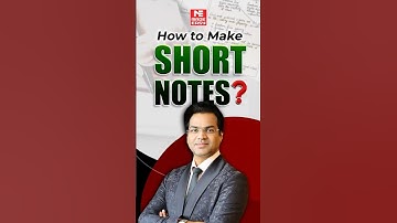 How to Make Short Notes | Best Way to Make Notes | Smart Study Hacks | MADE EASY #shorts