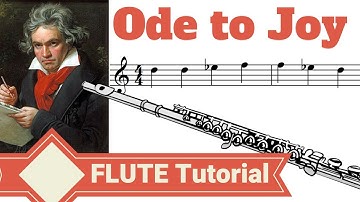 FLUTE: Ode to Joy (Beethoven) Tutorial