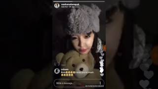 Park Bom First Time Live Streaming On Instagramfull Video 