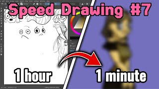 Midnight's Dress - Speed Drawing #7