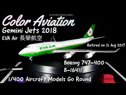 エバー航空 EVA AIR B747-400 1/400 Gemini Jets Buy EVA Air Boeing 747-400 Wings Model & Aviationtag Set