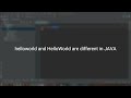 HelloWorld in Java