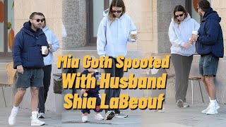 Mia Goth Spotted On Rare Outing With Husband Shia LaBeouf In Los Angeles