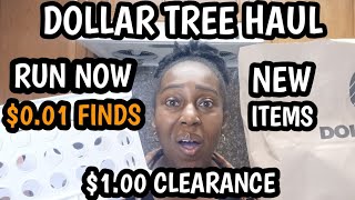 DOLLAR TREE HAUL | RUN NOW for $0.01 FINDS | NEW ITEMS ALERT ⚠️ 😱💰