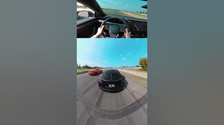 😱 C8 Corvette SHOCKS Plaid owner #racing #cars #streetracing #chevy #corvette #c8 #tesla #plaid