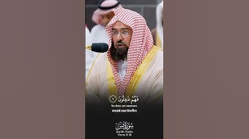 Surah Yasin Verse 1-8🎙️Sheikh Abdur Rahman As-Sudais.#سورة_يس #عبدالرحمن_السديس #القرآن_الكريم #fyp