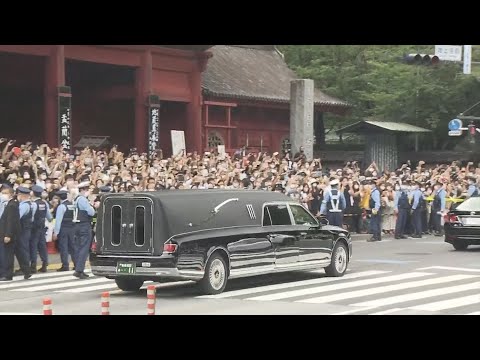 Japanese say final goodbye to assassinated former leader Shinzo Abe