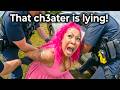 Karen Brutally Attacks Her Boyfriend, Then Loses It When Police Ignore Her Victim Card