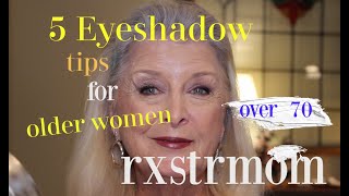 EYESHADOW TIPS FOR OLDER WOMEN ~OVER 70~Powder and Cream-Color|Application|Technique screenshot 5