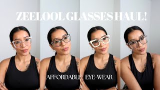 TryOn Haul & Review | AFFORDABLE/TRENDY prescription glasses | blue  light protection ft. Zeelool