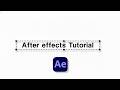 Easy After Effects Dashed Rectangle Animation Tutorial!