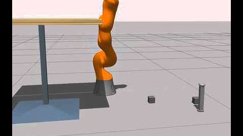 Short MoveIt test with iiwa 14 in gazebo