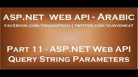 ASP NET Web API query string parameters in arabic