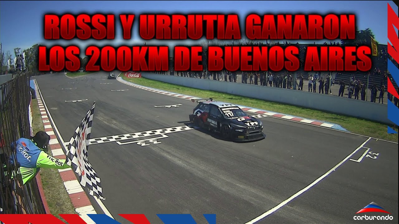 TC2000 | Matías Rossi y Santiago Urrutia ganaron la 19º edición de los 200KmBA