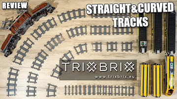 TrixBrix | Straight and Curved Track | Custom Made 100% LEGO Compatible Train Tracks | TrixBrix.eu