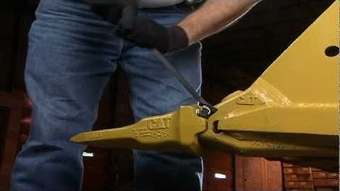 Cat Ground Engaging Tools - K Series Snap To Lock Hammerless Retainer Clip Installation