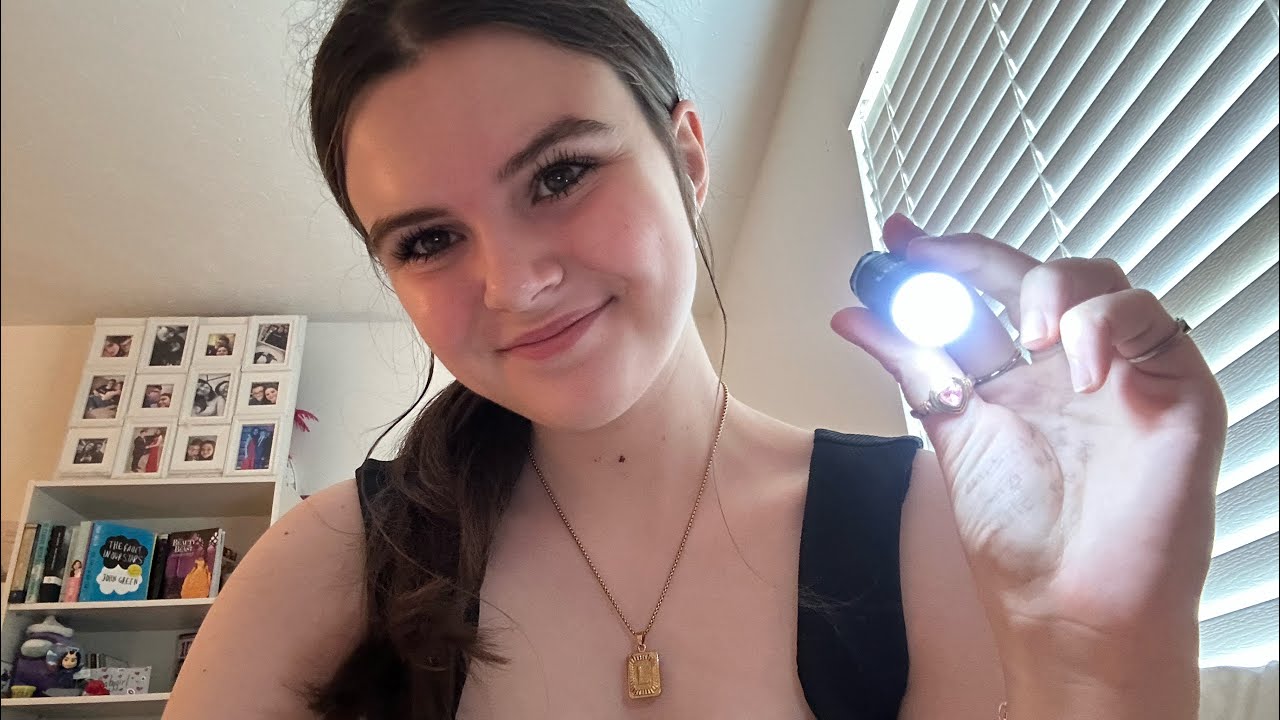 asmr quick eye exam!👀