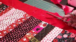How to Bind a Quilt With its Backing with music