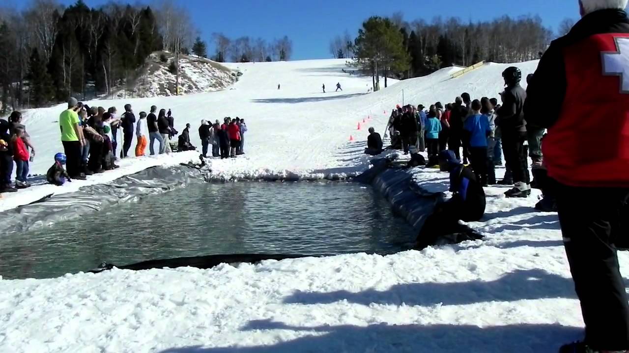 Mont Du Lac Ski water skipping 3 YouTube