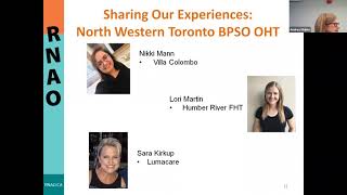 Ontario Health System Transformation Webinar Making Interprofessional Teams Shine: Sept. 23, 2019