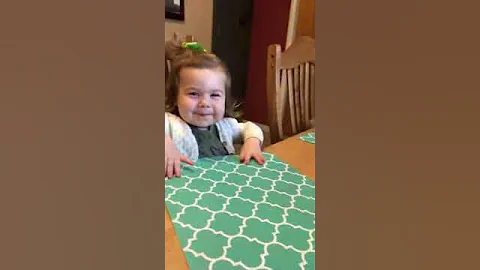 19 Month old outsmarts her mom